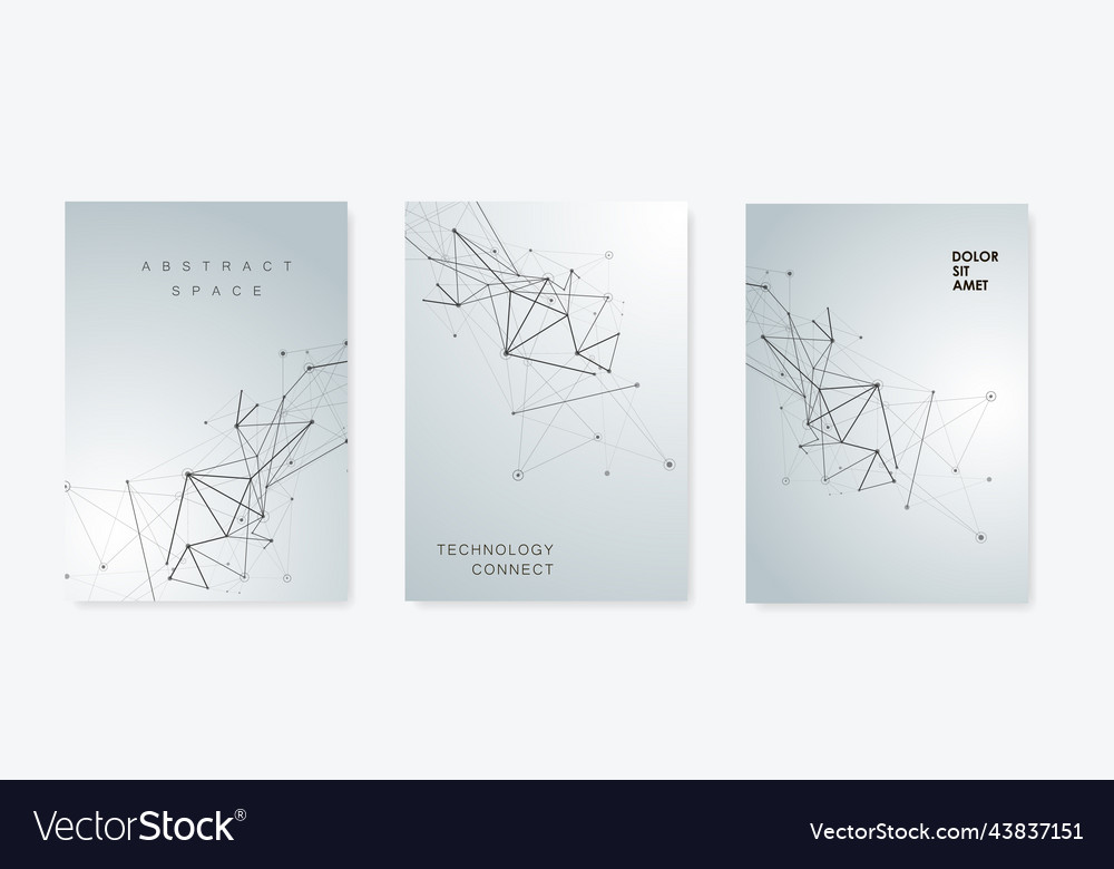 A4 cover templates for brochure flyer Royalty Free Vector