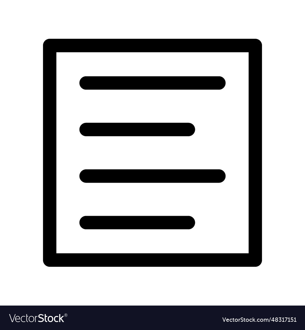 Align text icon
