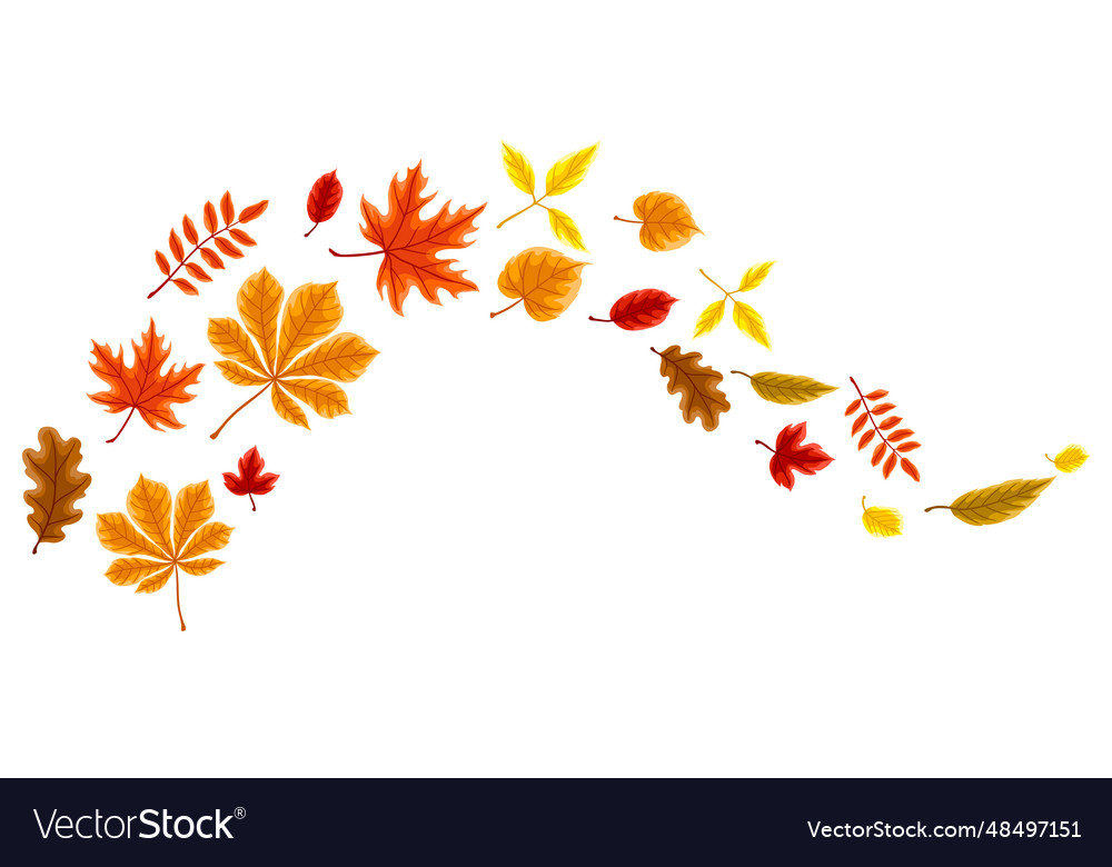 Background with autumn leaves