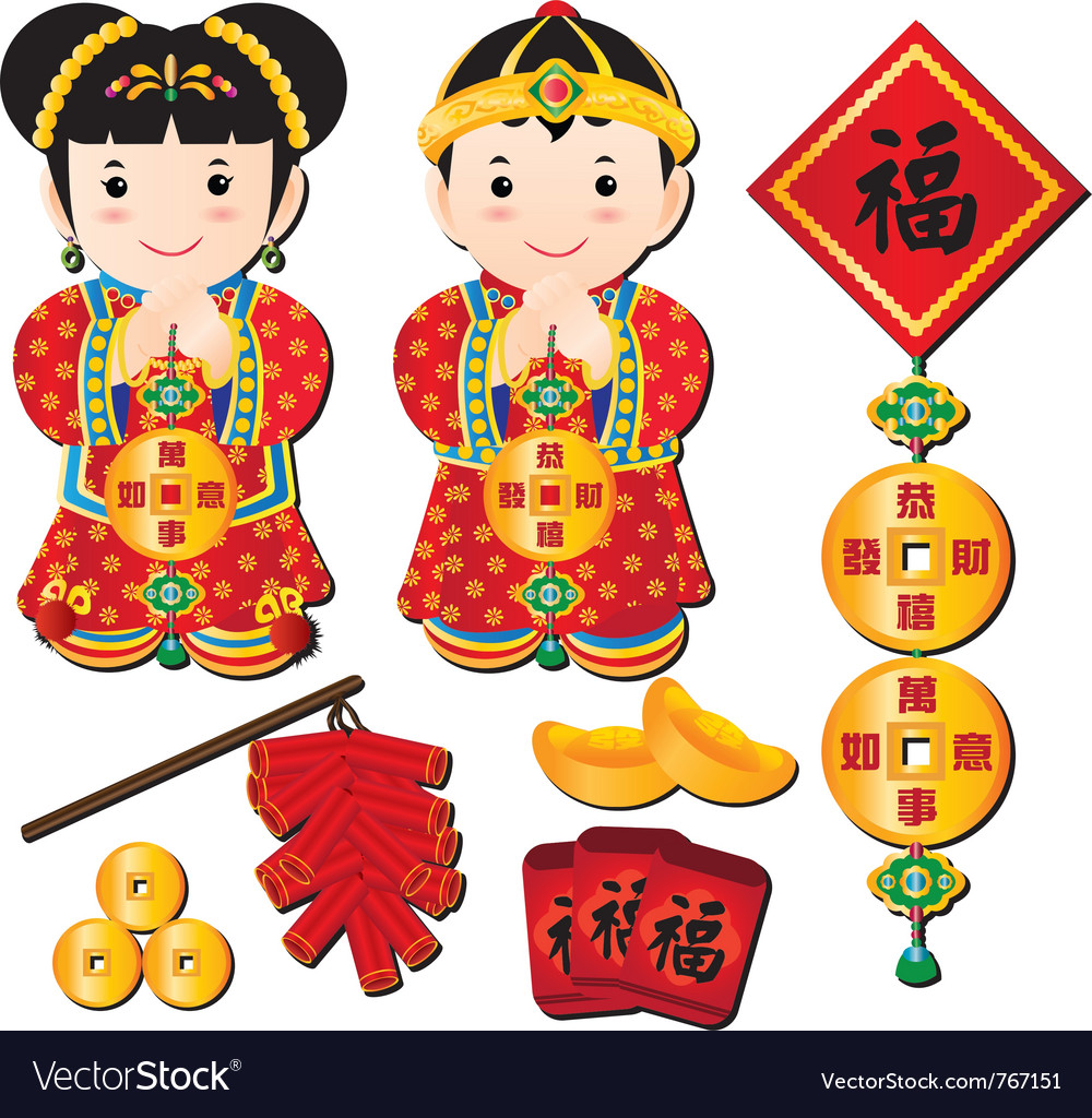 China Cartoon Images - Chinese new year cartoons Vector | Free Download