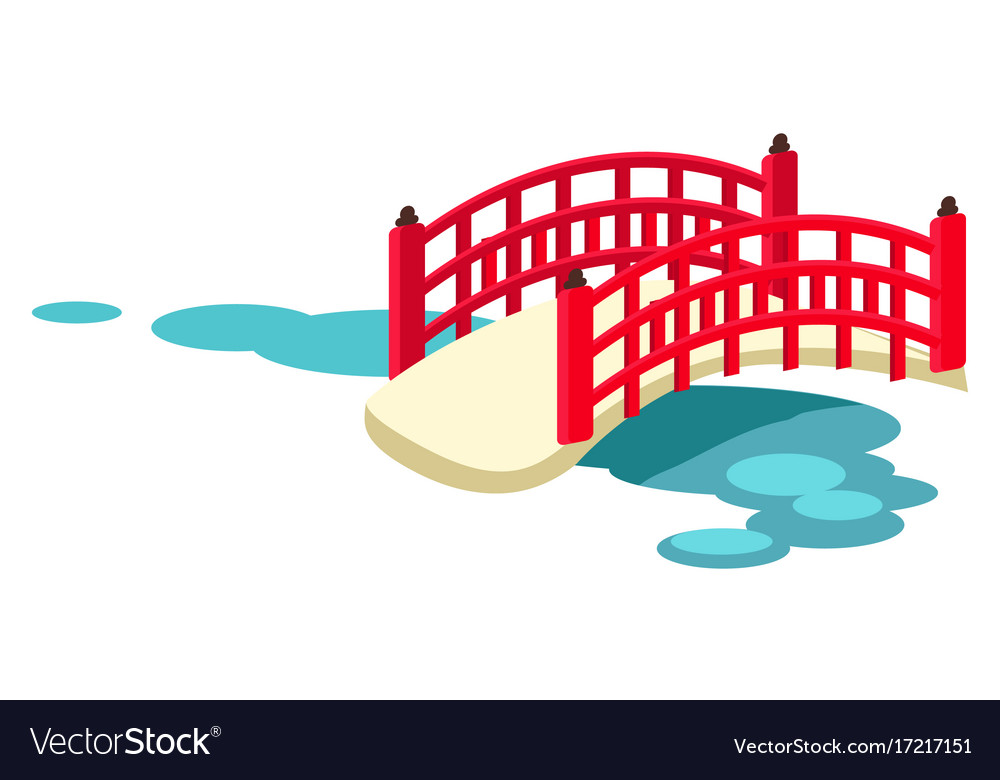 Japanische Gartenbrücke
