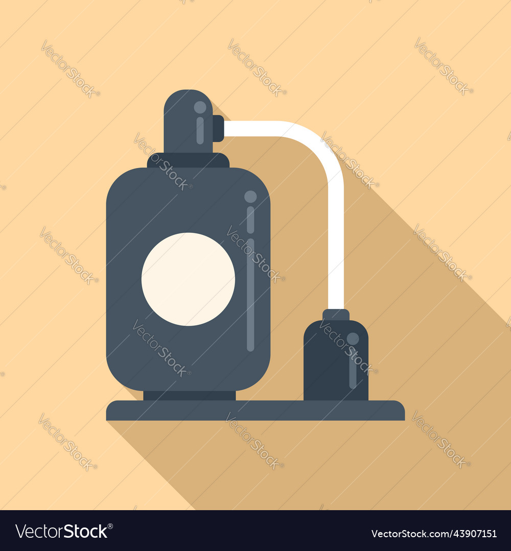 Pool pump icon flat water equipment Royalty Free Vector