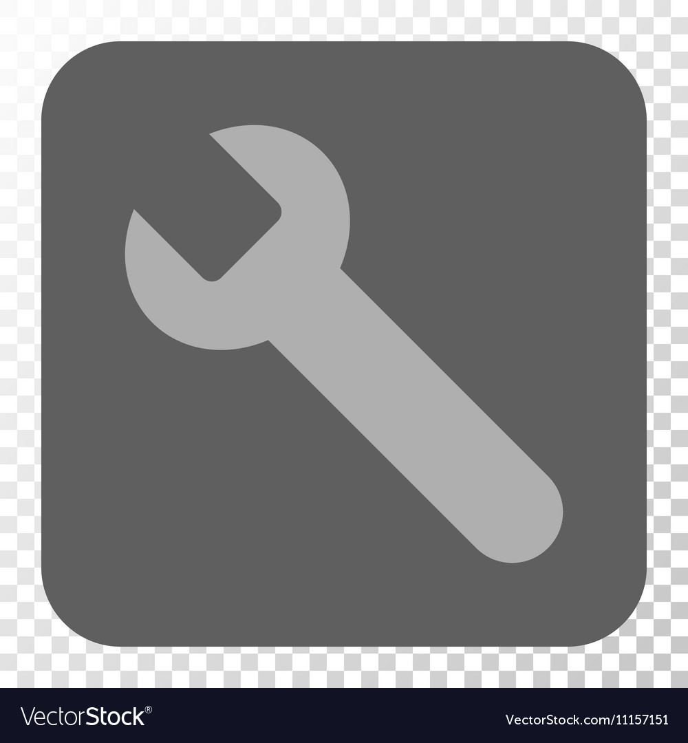 Wrench rounded square button