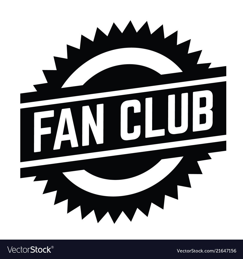 fan club stamp. fan club round vintage grunge sign. fan club Stock