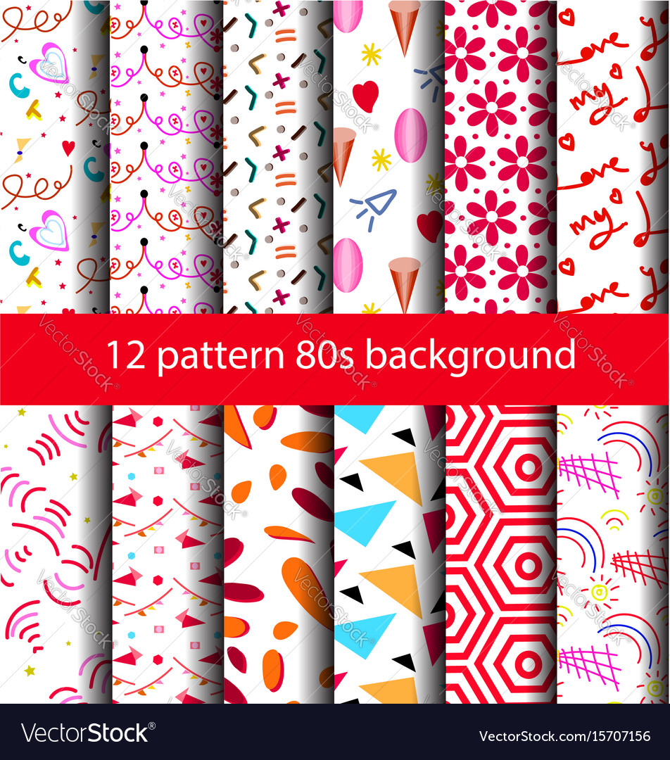 Retro Memphis Patterns
