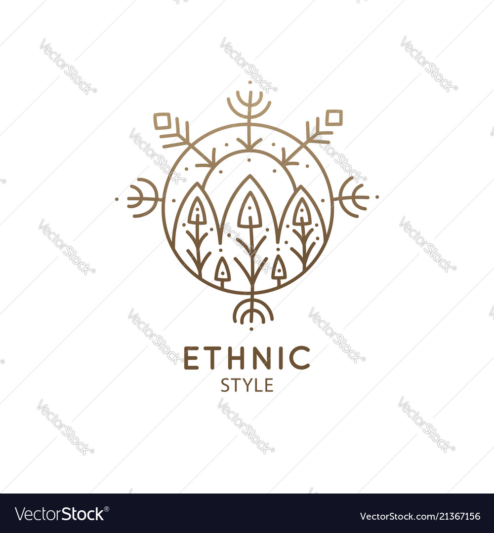 Sacred geometric symbol Royalty Free Vector Image