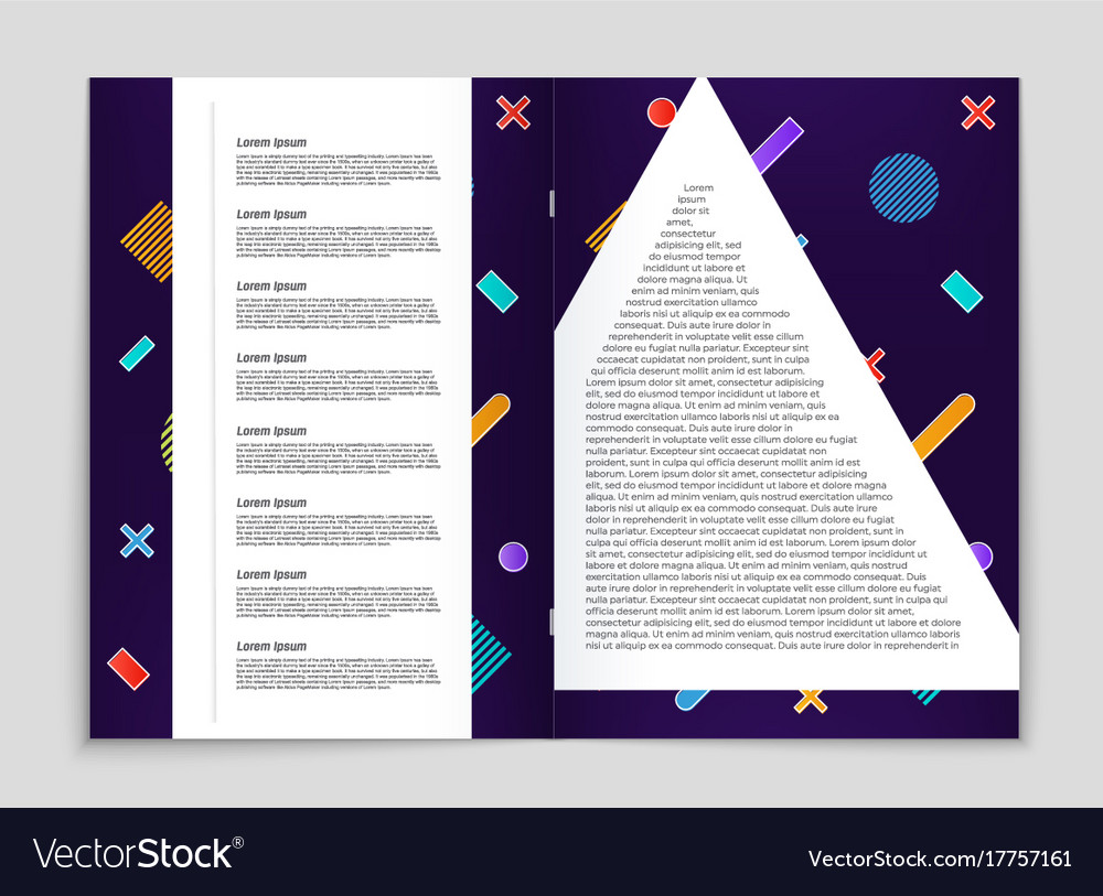 Abstract layout background set for art