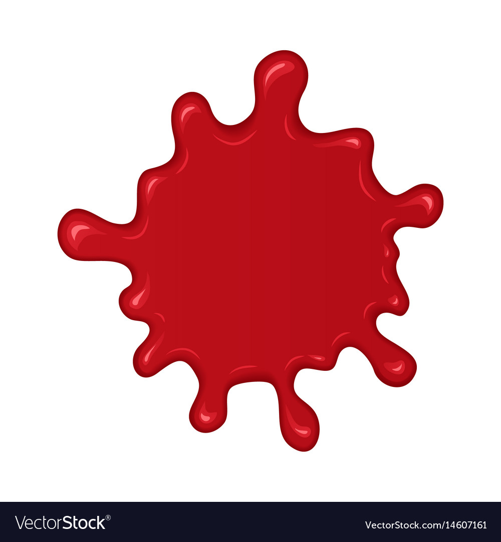 Premium Vector  Splashes of red paint realistic drops of blood