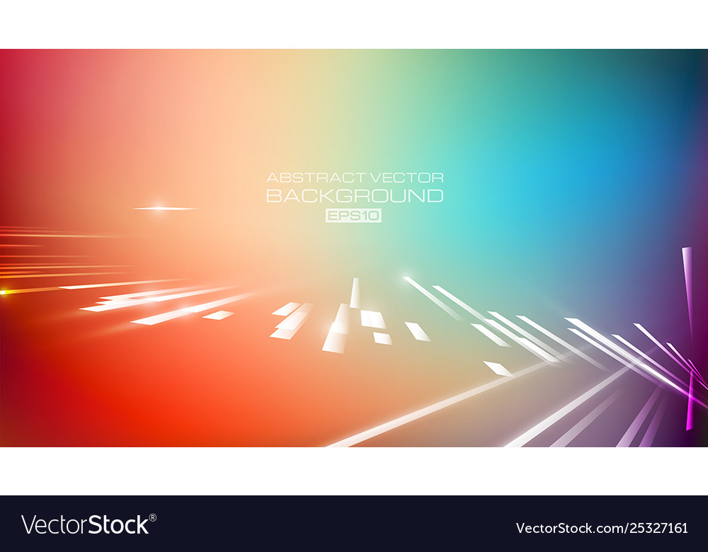 Lines abstract with colorful background