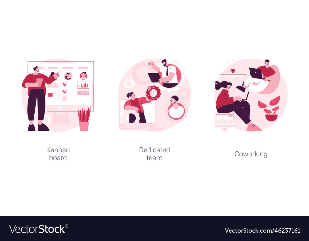 Project workflow abstract concept vector image Project workflow abstract concept
