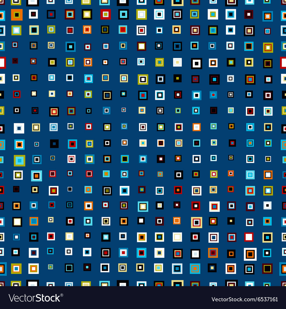 Seamless pattern squares