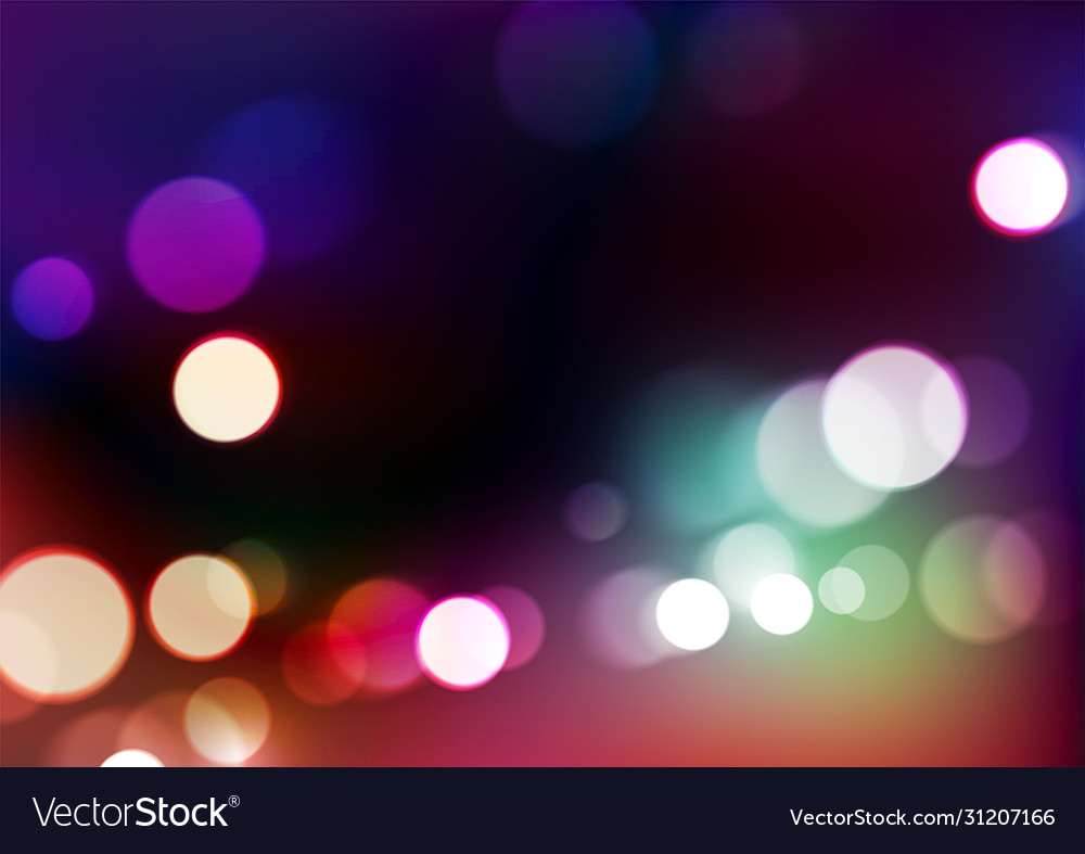 Abstract bokeh lights background vector image Abstract bokeh lights background
