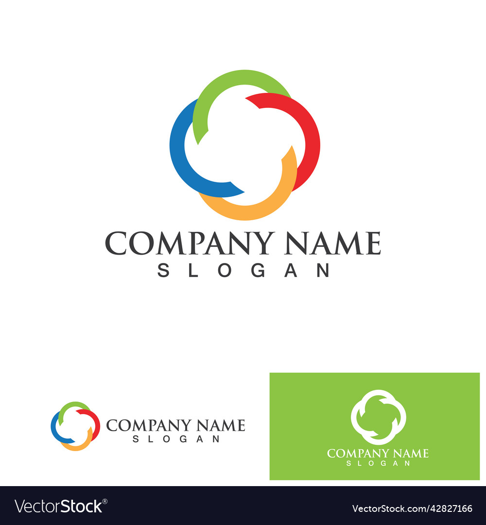 Circle logo and symbol icon template app
