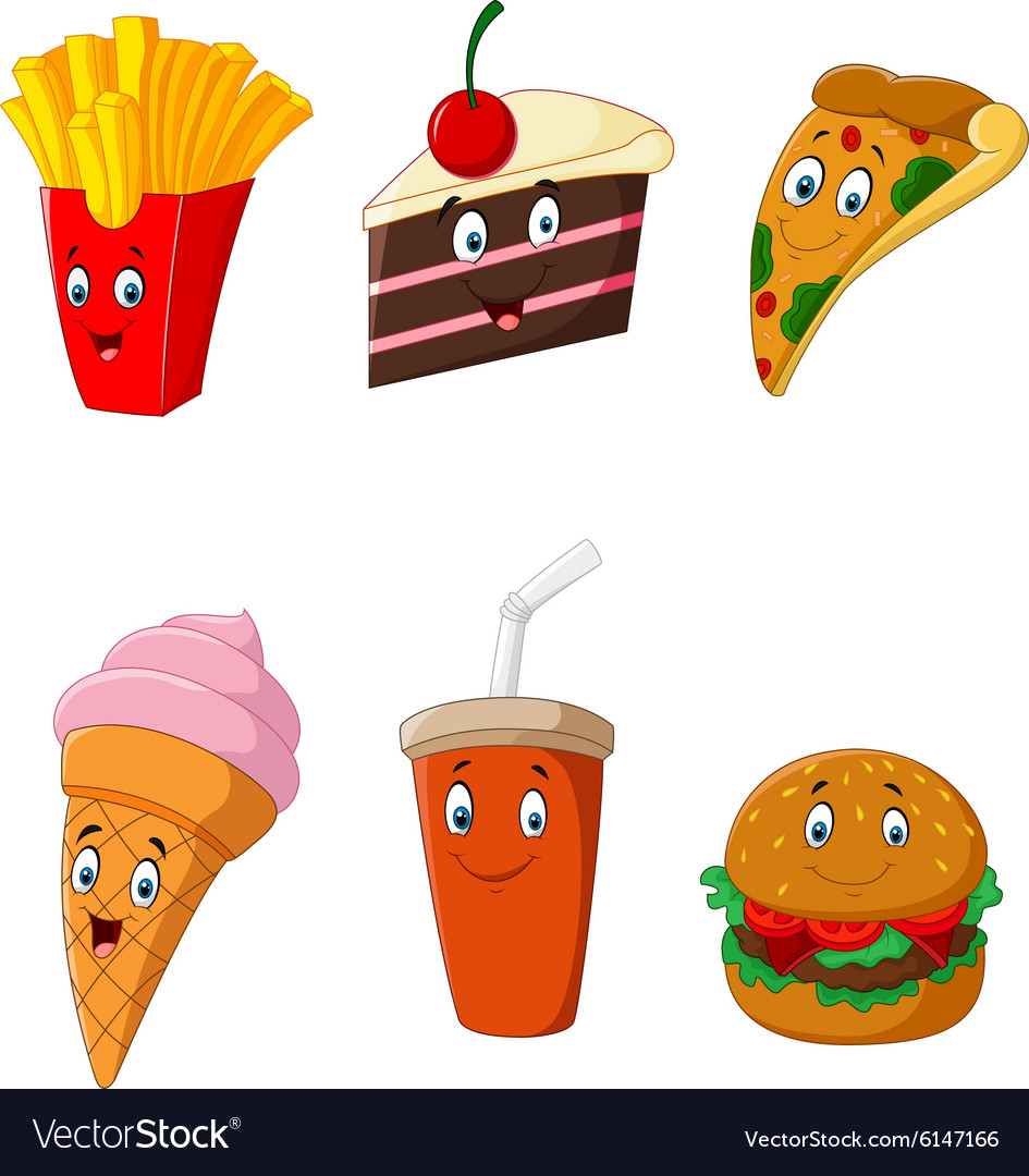 Food And Beverage Clipart
 Collection food and drink Royalty Free Vector Image