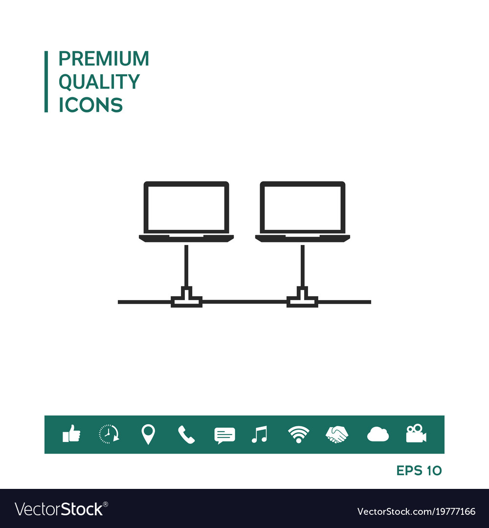 Computer network icon