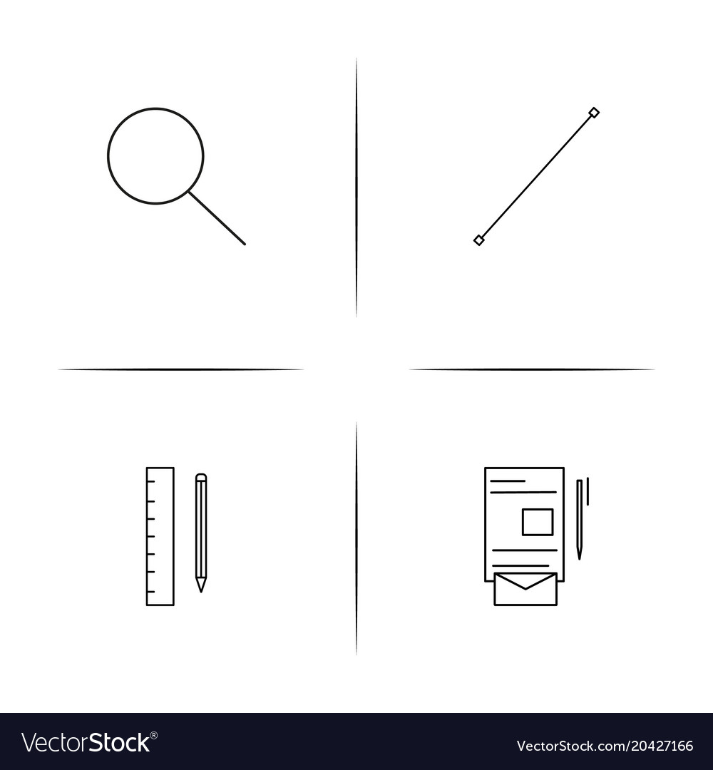 Creative process and design simple linear icon