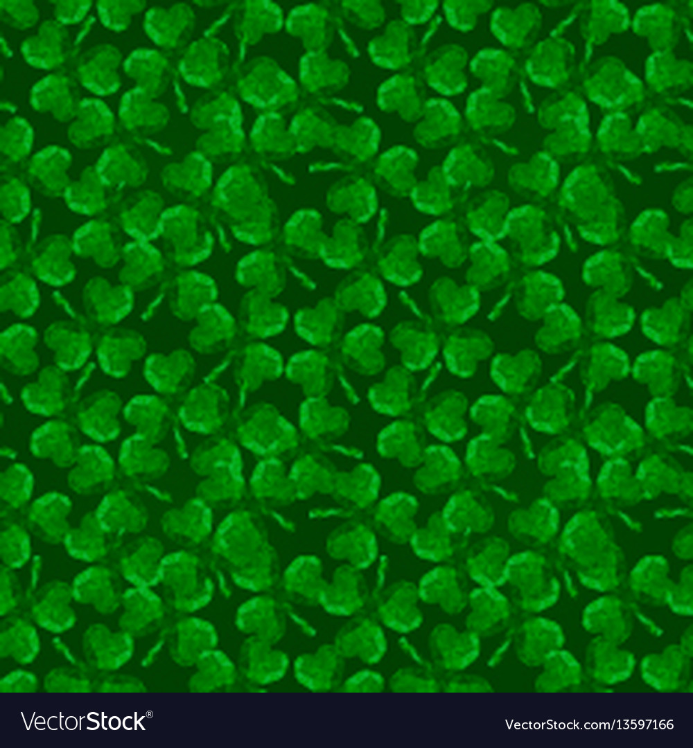 Crystal Shamrock Clover Pattern