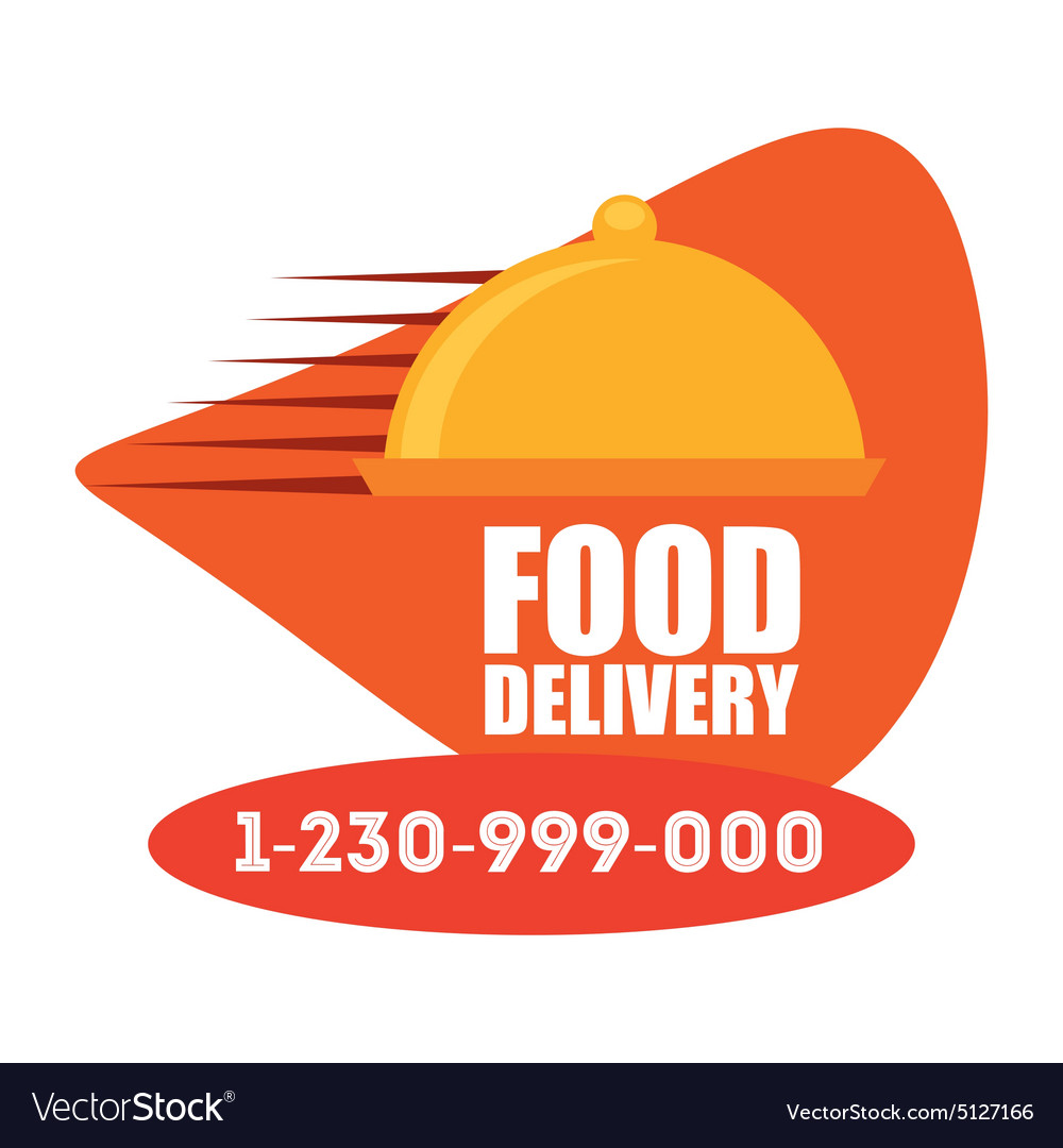 Food delivery Royalty Free Vector Image - VectorStock