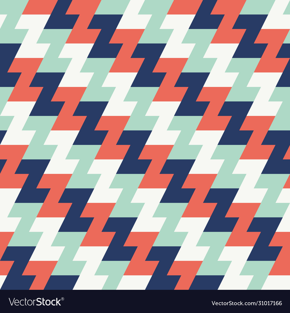 Geometric Zigzag Pattern