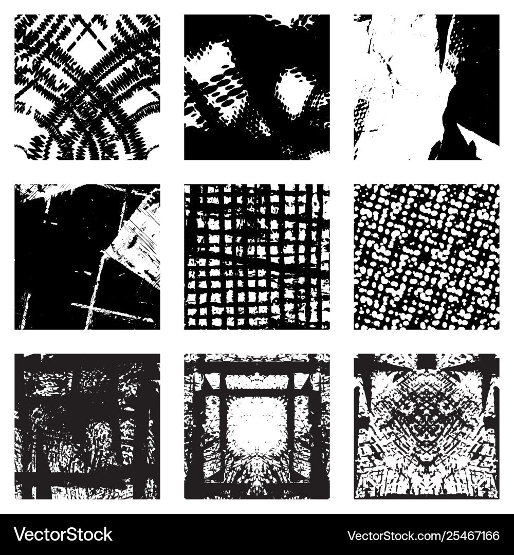 Grunge background set Royalty Free Vector Image