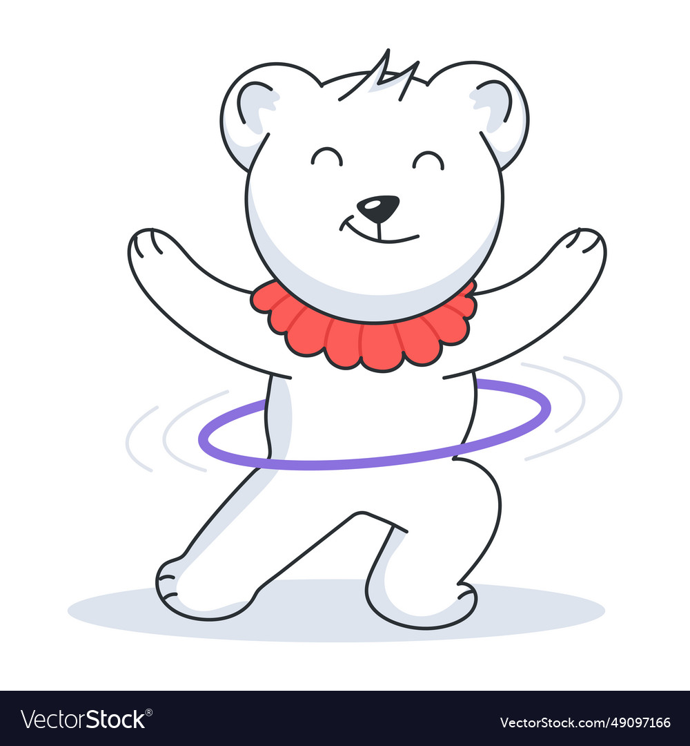 Hula hoop Royalty Free Vector Image - VectorStock