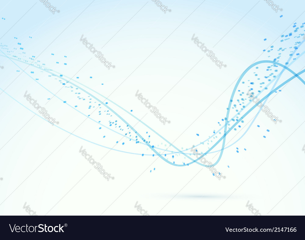 Particle abstract swoosh lines background