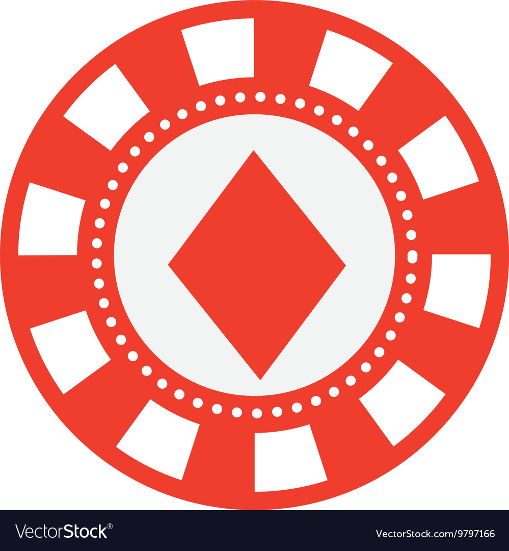 Poker chips isolated icon design