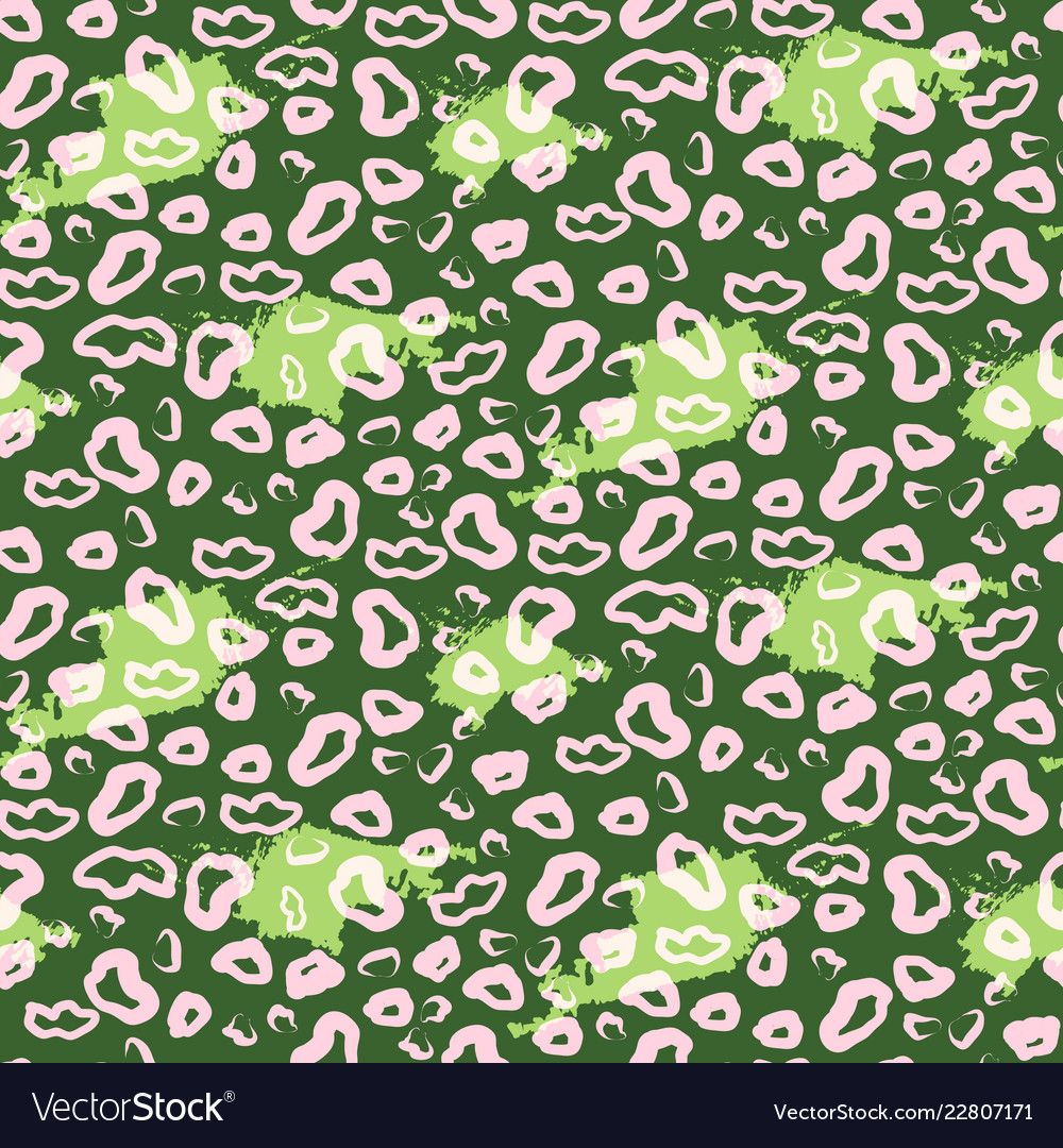 Leopard Print Seamless Pattern