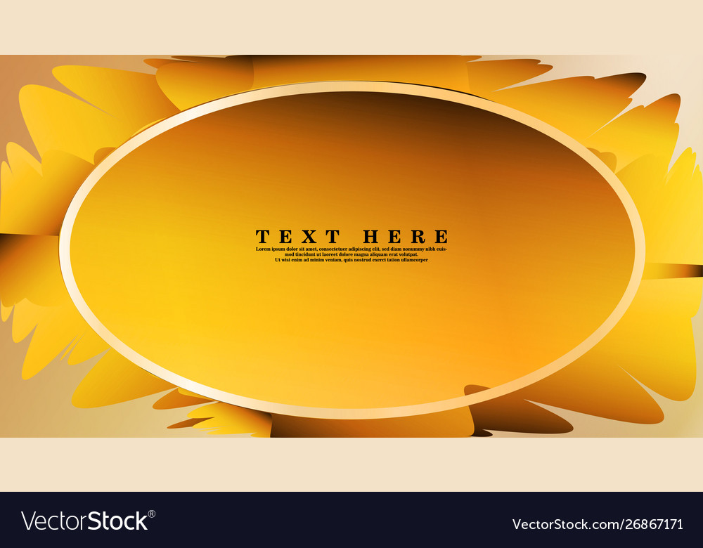 Oval frames are ready for your design background vector image Oval frames are ready for your design background
