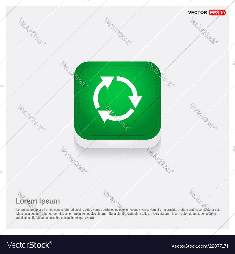 Reload icon vector image Reload icon