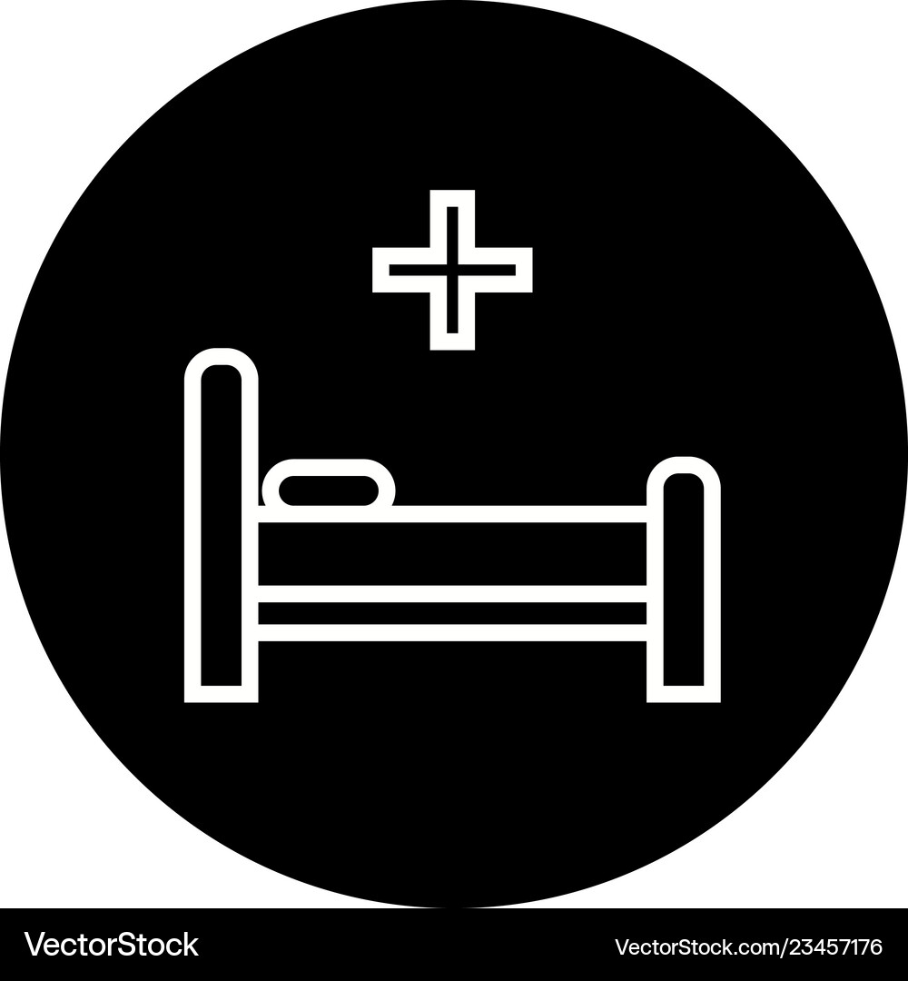 Bed icon Royalty Free Vector Image - VectorStock