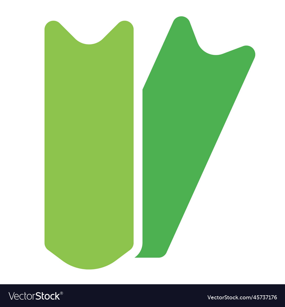 Bunch of fresh celery stalks Royalty Free Vector Image