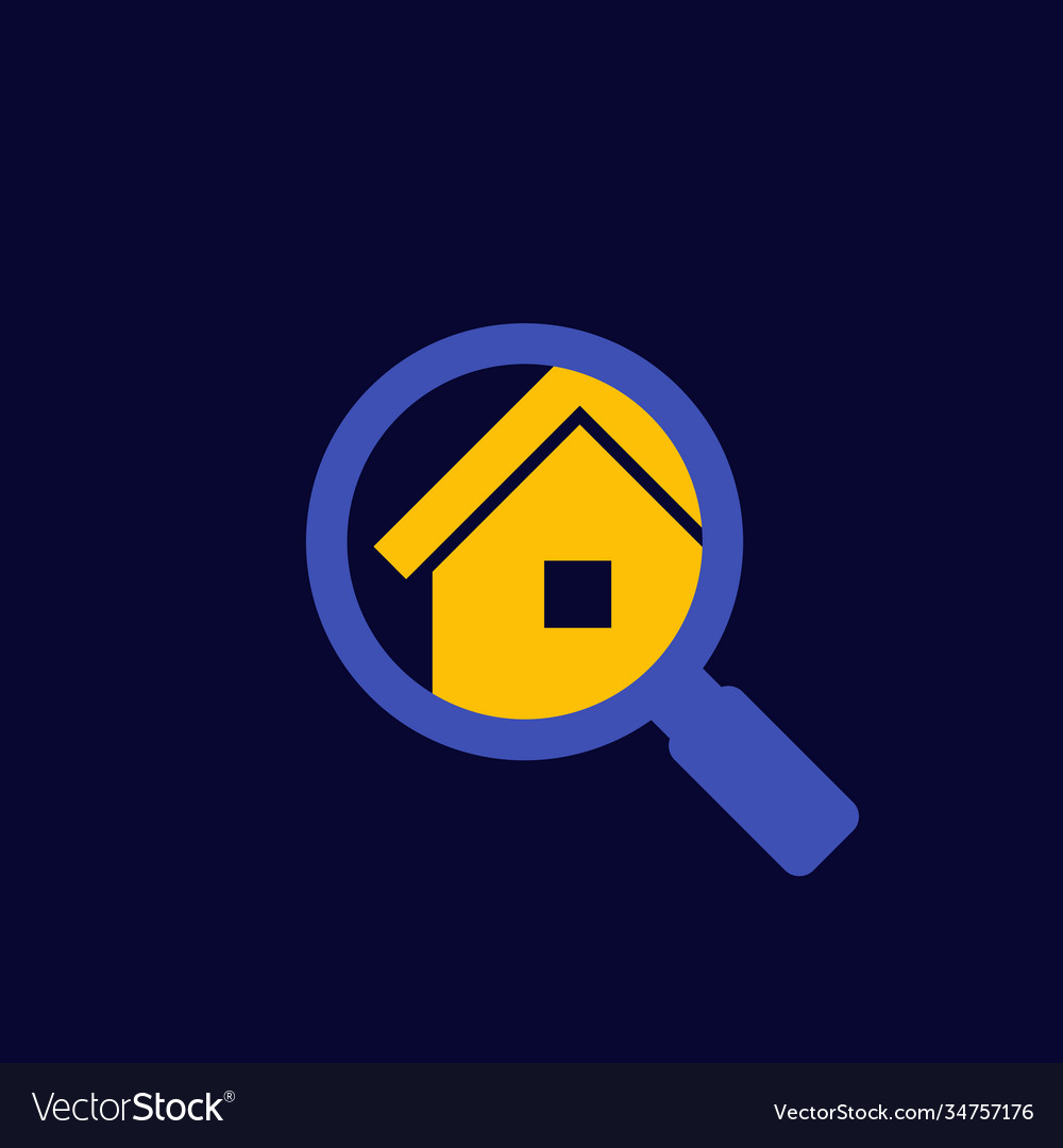 House or apartment search icon