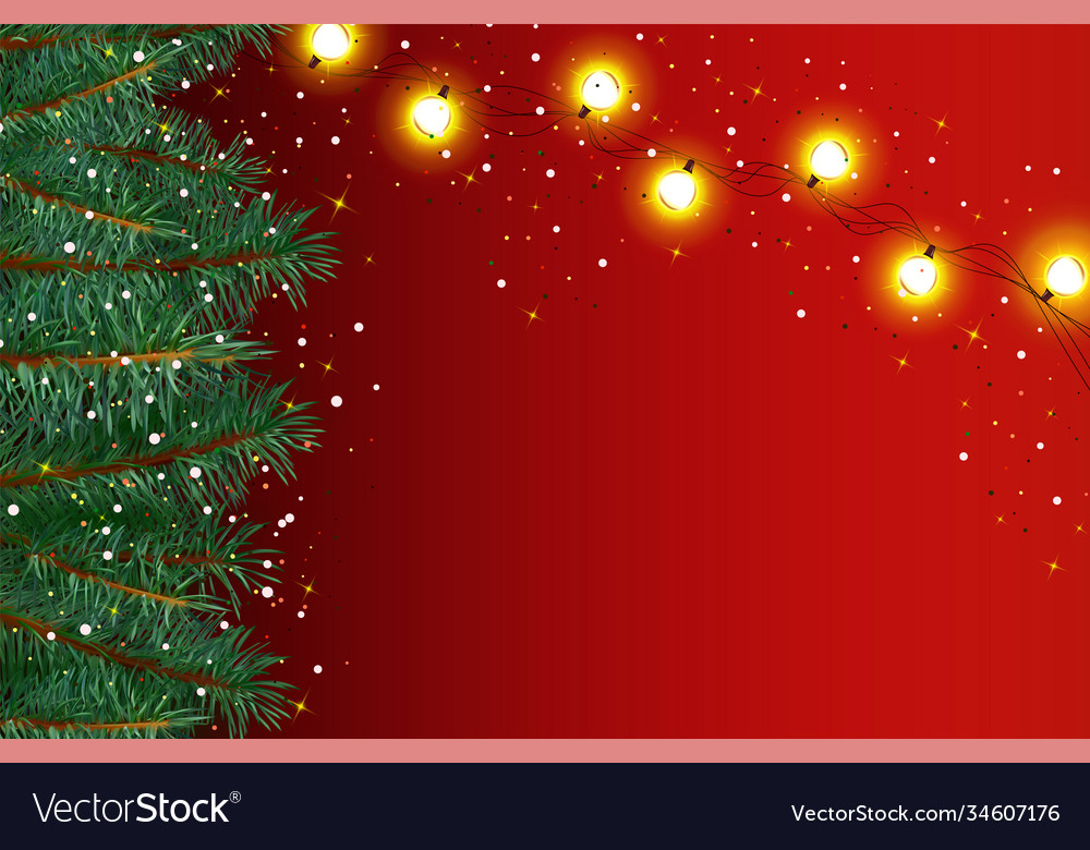 New year christmas background with snowflakes Vector Image