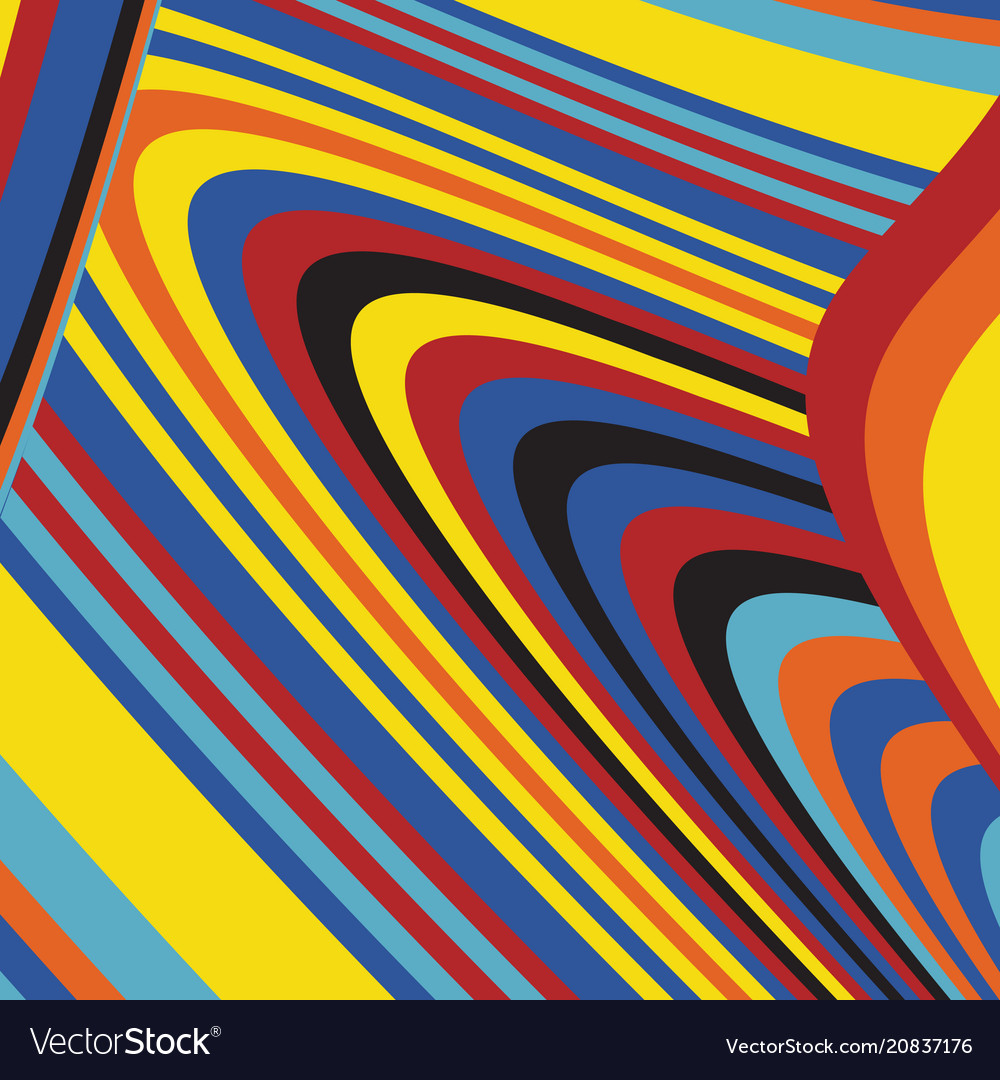 Zebra pop abstract stripe pattern vector image Zebra pop abstract stripe pattern
