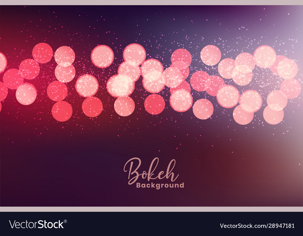 Nice colors bokeh light effect background design