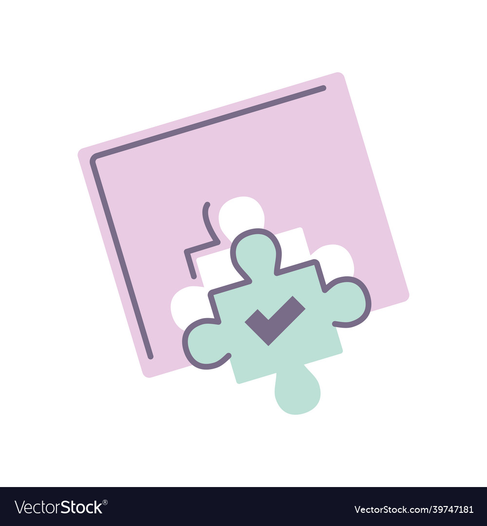 Puzzle checkmark solution