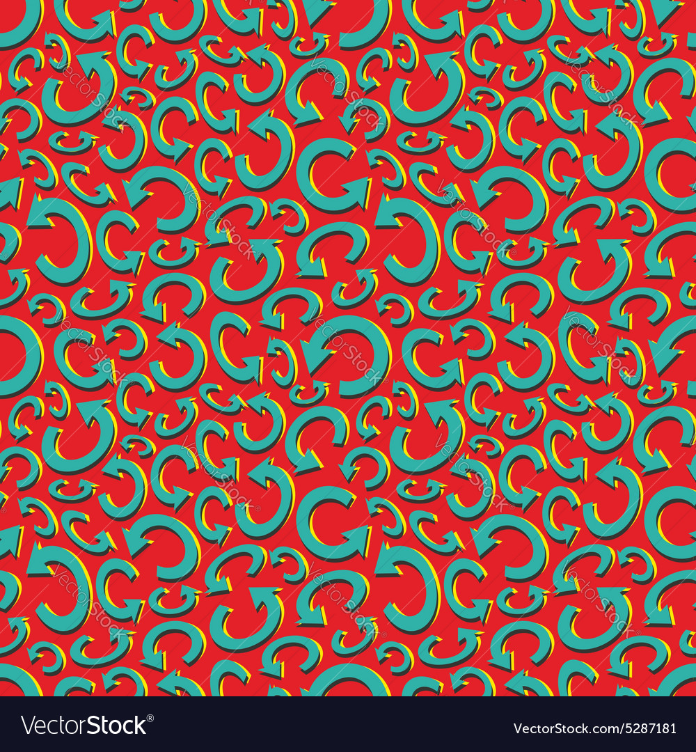 Recycle Arrow Pattern - Seamless