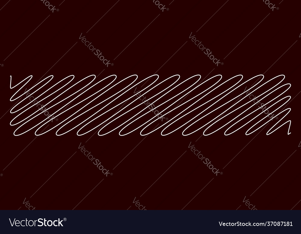 Squiggle scrawl curvy lines rectangular element Vector Image Squiggle scrawl curvy lines rectangular element