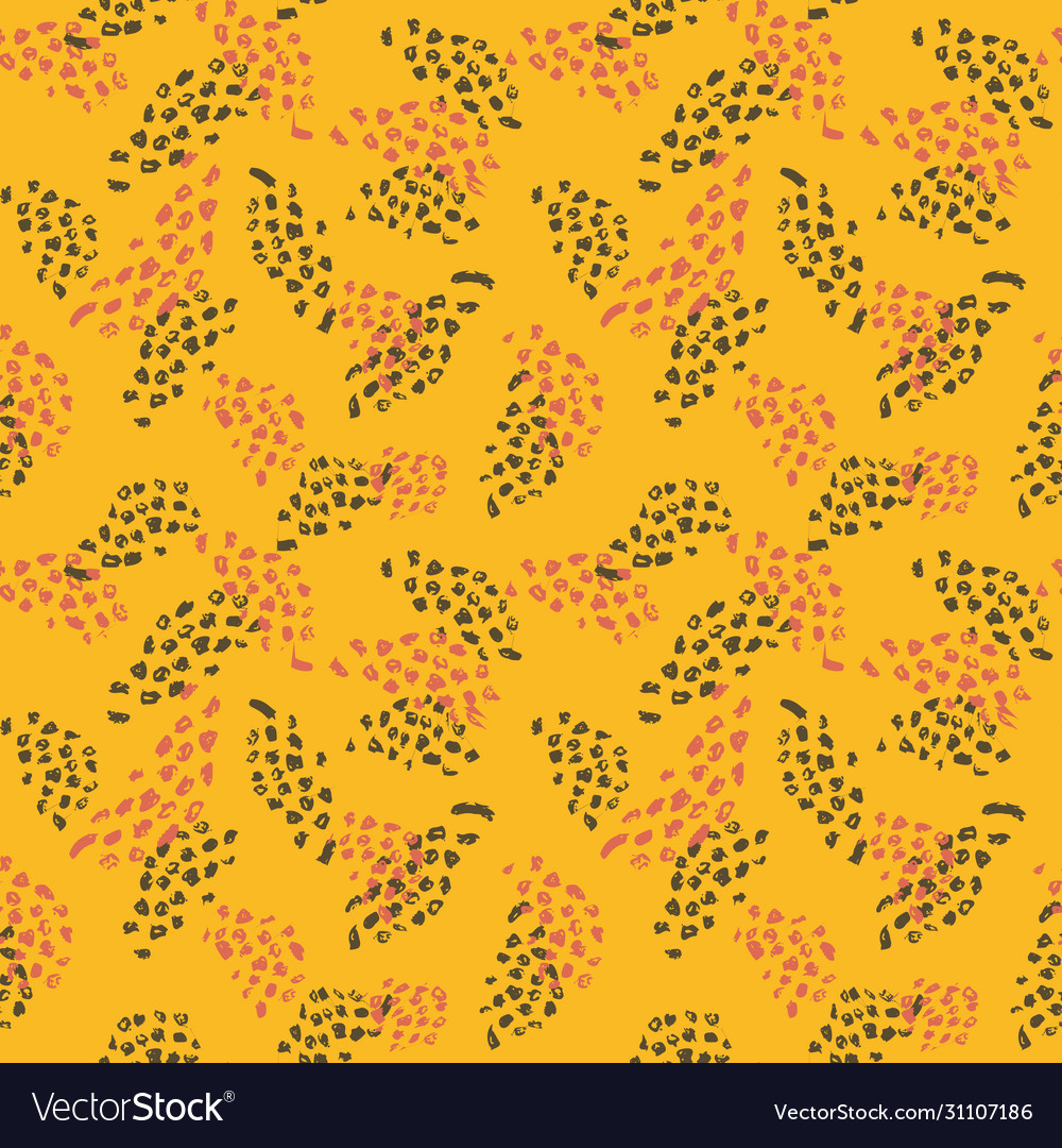 Abstract leopard print seamless pattern vector image Abstract leopard print seamless pattern