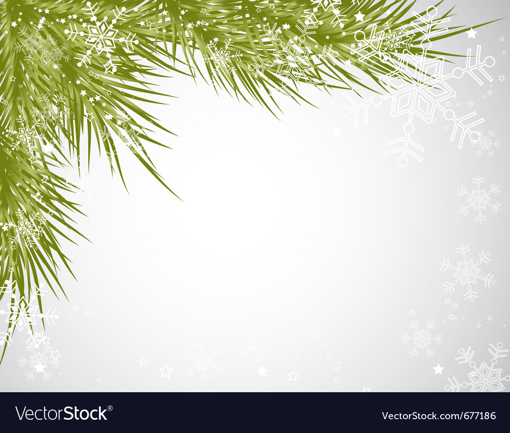 Christmas tree background snowflake