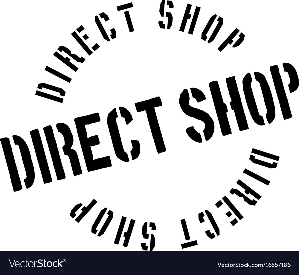 Direct shop rubber stamp Royalty Free Vector Image