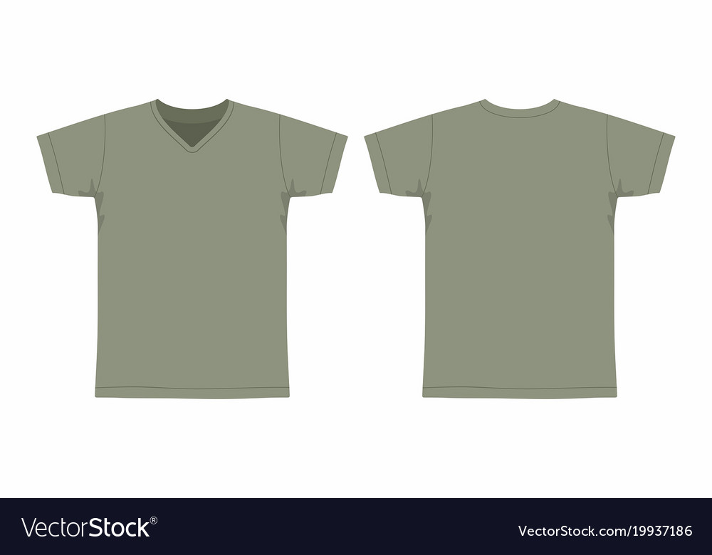 Mens military t shirt Royalty Free Vector Image