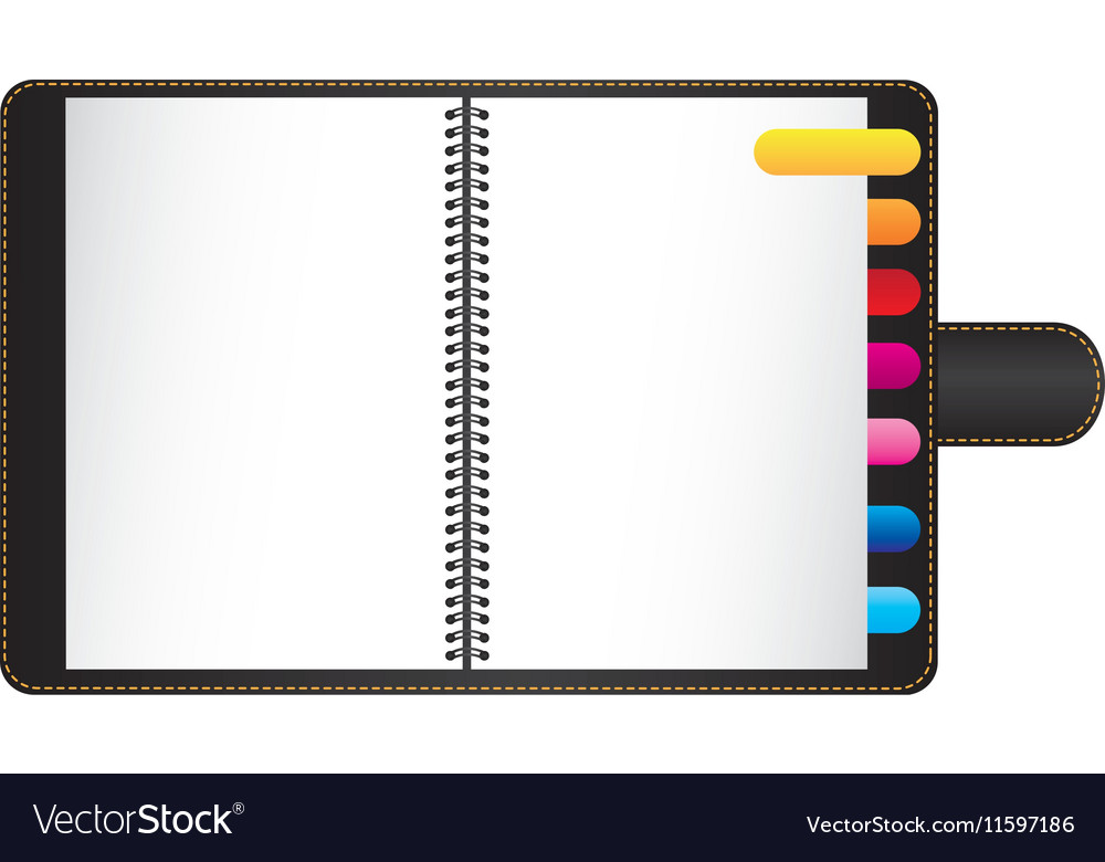 Notebook with cover icon image
