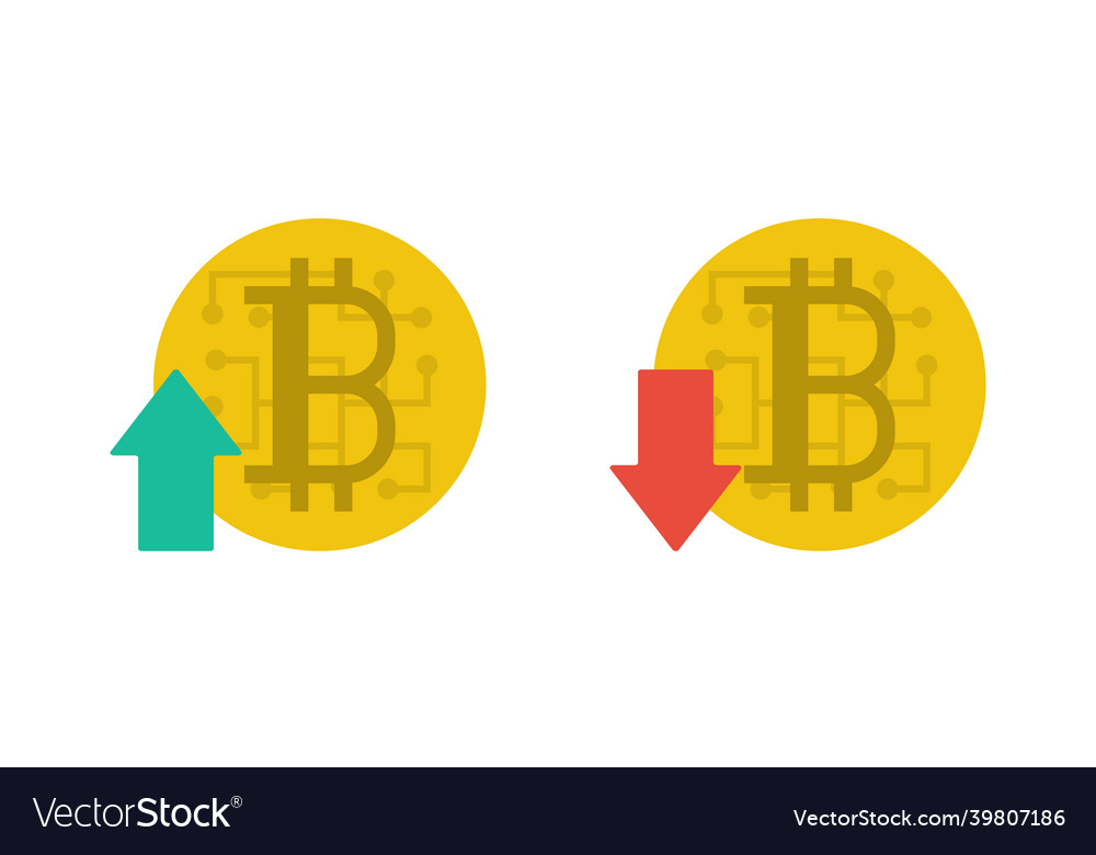 Template bitcoin for web design symbol isolated