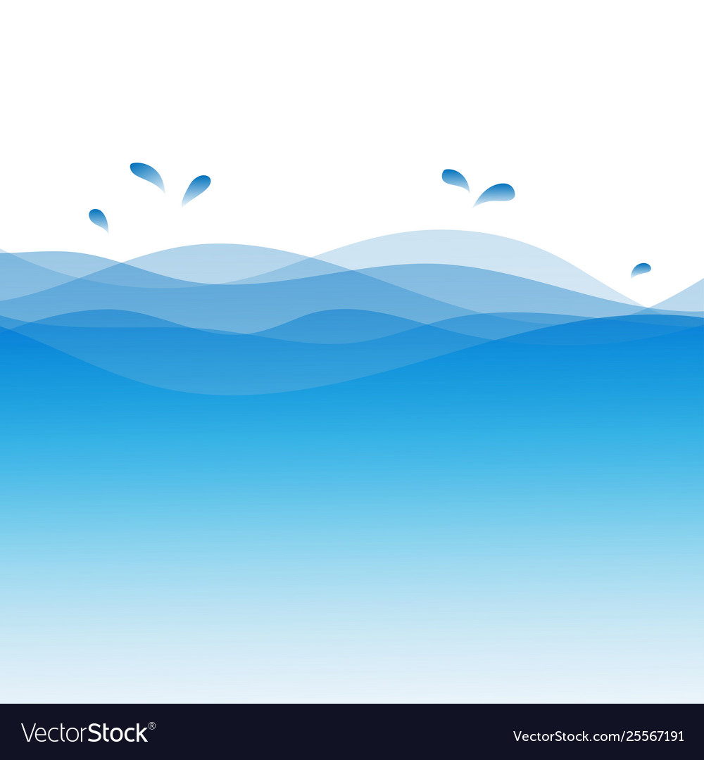 Blue water wave abstract background