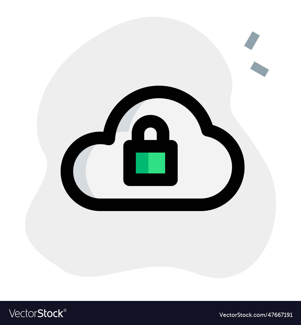 Cloud storage with a lock system