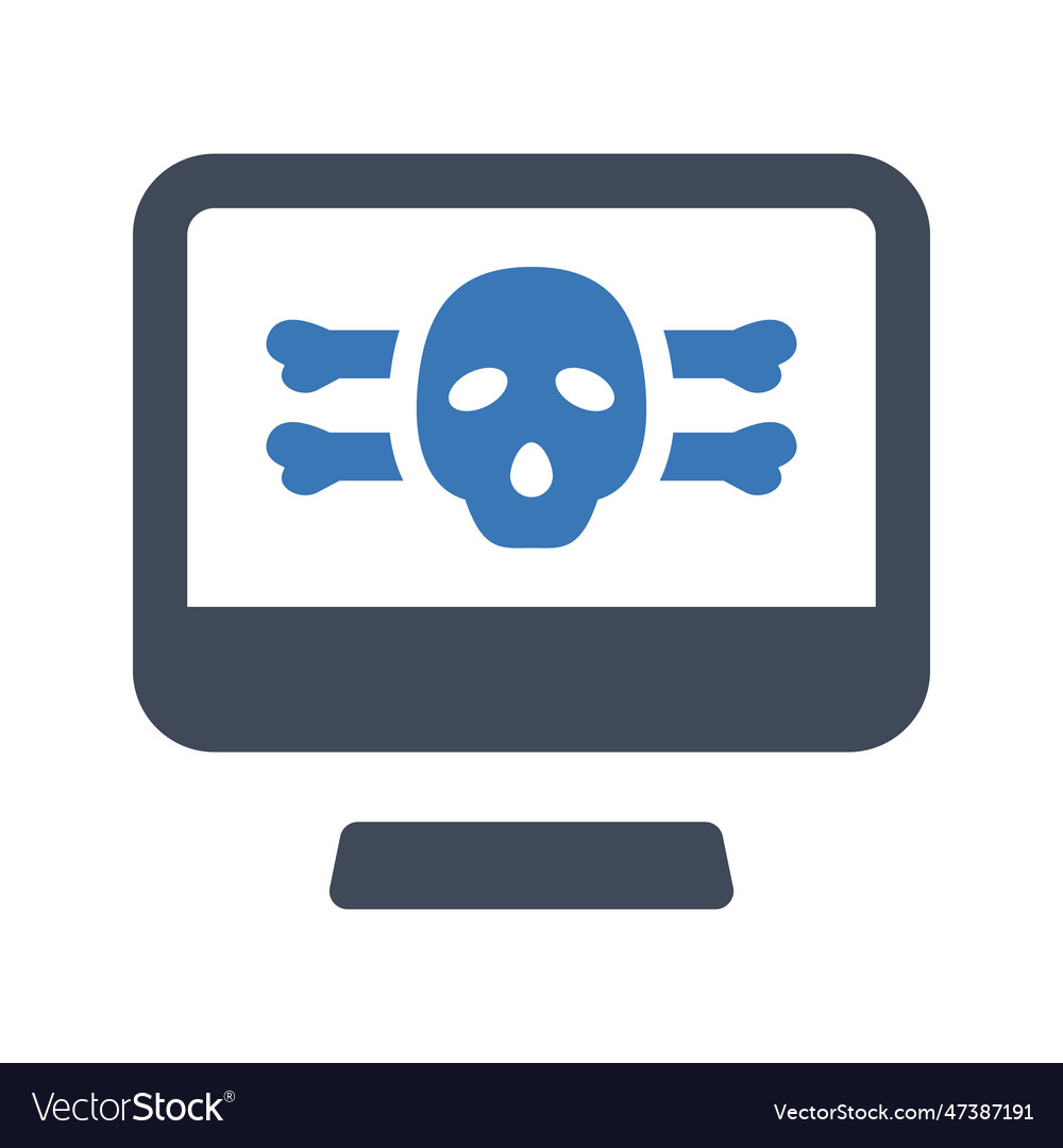 Computer hacking icon