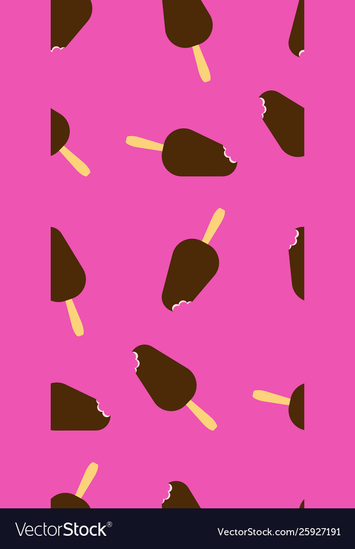 Seamless icecream pattern