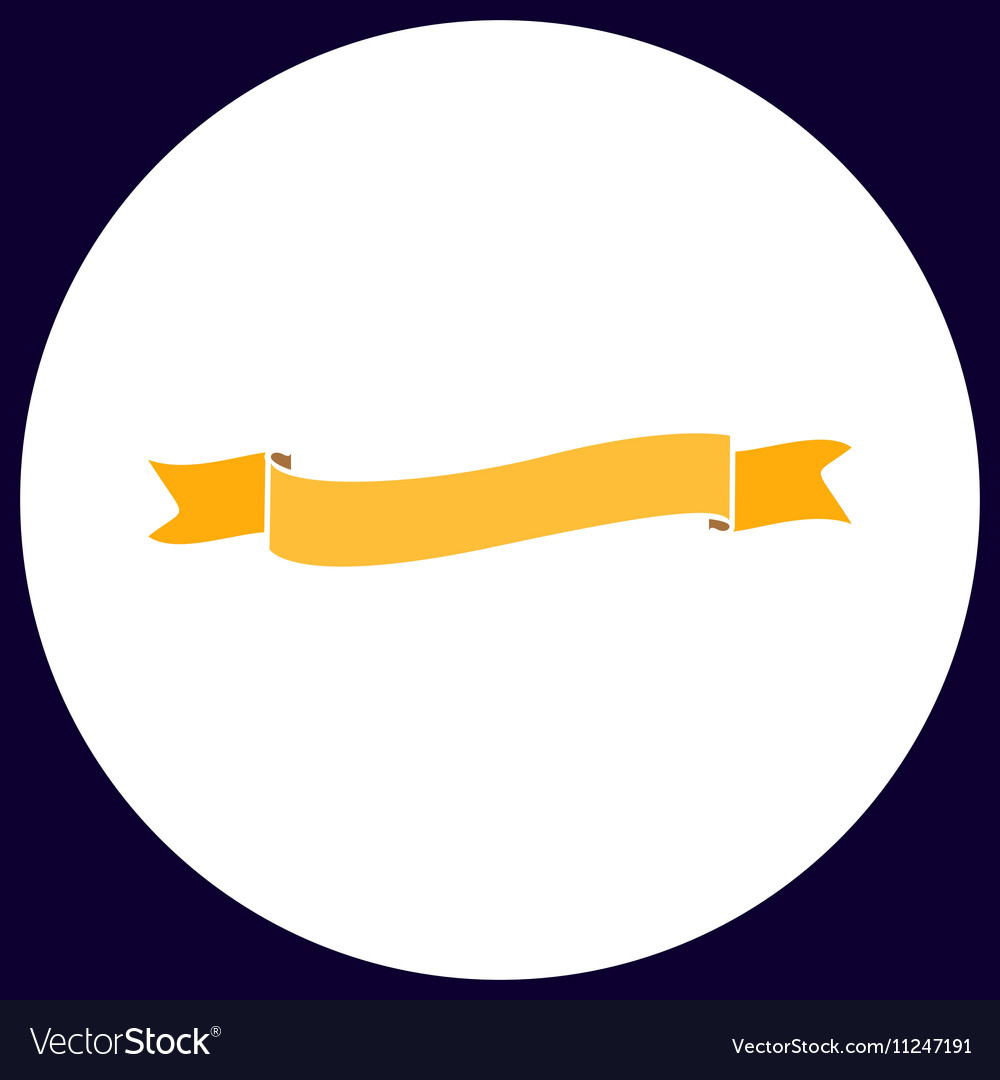 Wave ribbon computer symbol